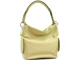 Women Fashion soft hobo bag handbag yellow