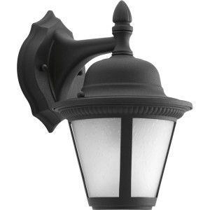 Progress Lighting P5862 3130K9 LED Outdoor Light, Westport 9W 7" 1 Light Wall Lantern   Black