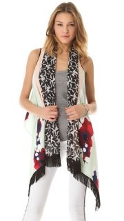 Diane von Furstenberg Serape Scarf Vest