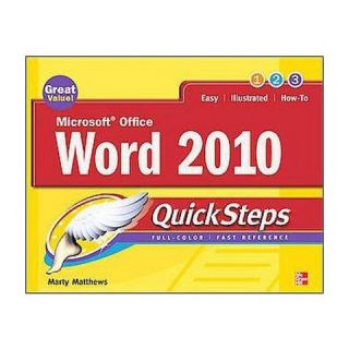 Microsoft Office Word 2010 Quicksteps (Paperback)