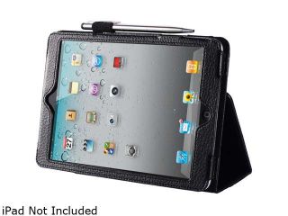 i blason Slim Book Apple iPad Mini Leather Case Cover With Bonus Stylus iPadMini 606 Black