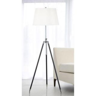 Kenroy Home Surveyor Floor Lamp, Oil Rubbed Bronze with Chrome Accents