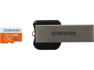 SAMSUNG 32GB microSDHC Flash Card With USB 2.0 Reader Model MB 2DB/AM