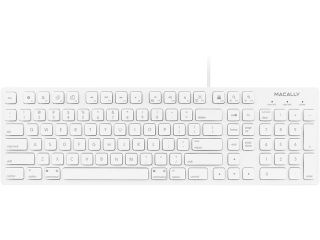 Macally 103 Key Full Size USB Keyboard with Short Cut Keys