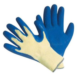G & F Cut Resistant 100% Kevlar Heavy Weight Textured Latex Coated Large Gloves (1 Pair) 1607L