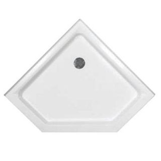 Hydro Systems 42 in. x 42 in. Triple Threshold Neo Shower Base in White HPG4242NW
