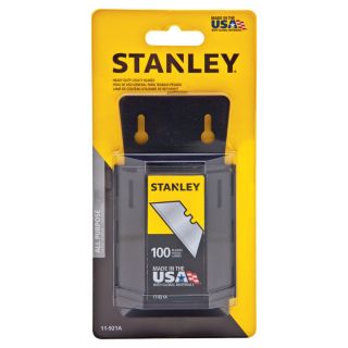 Stanley 100 Pack High Carbon Steel Blade Hook Replacement Blades