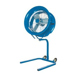Patterson Portable High-Velocity Fan — 22in. Dia., 1/2 HP, Model# H22A + PS BLUE  High Velocity Fans