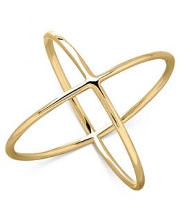Intersecting X Ring in 14k Gold   Rings   Jewelry & Watches