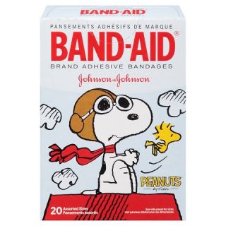 Band Aid Peanuts Adhesive Bandages   20 Count