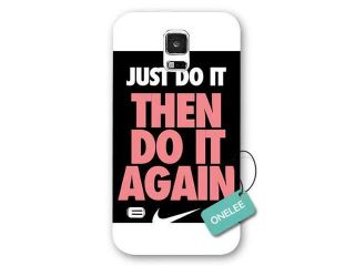 White Frosted Nike Logo Samsung Galaxy S5 case, Just do it, every damn day Samsung galaxy s5 case   Tide Samsung S5 Best Case Cover