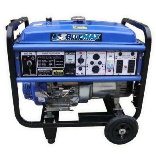 Blue Max 8,000 Watt Gasoline Powered Generator with OHV Engine and Wheel Kit 6836