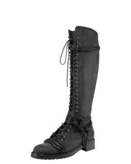 Givenchy Lace Up Riding Boot