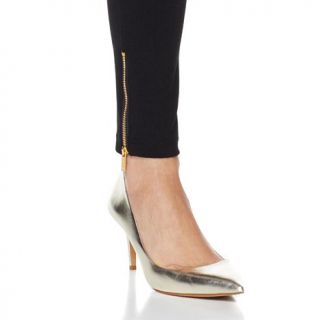 IMAN Global Chic Ponte Leggings with Ankle Zipper   7832631