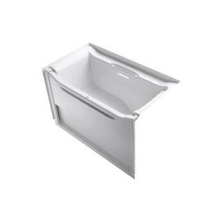 KOHLER Elevance 5 ft. Acrylic Right Drain Rectangle Alcove Non Whirlpool Bathtub in White K 1913 RW 0