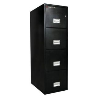 SentrySafe G2510 Insulated 4 Drawer Legal Vertical Filing Cabinet   25 Inch