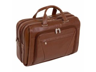 Mcklein Irving Park Leather Double Compartment Laptop Case