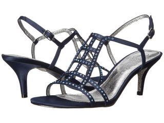 Adrianna Papell Amari Navy Classic Satin