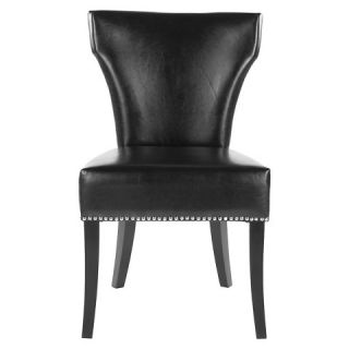 Jappic Side Chair Wood/Black (Set of 2)   Safavieh
