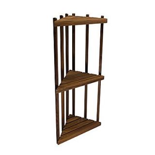 Teakworks4u Teak 16 x 36 Bathroom Shelf; Burmese Teak