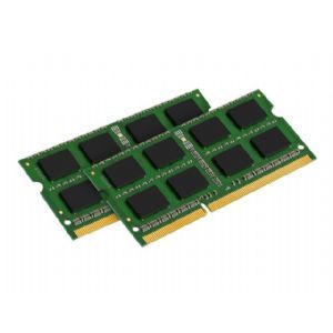 Kingston ValueRAM   DDR3   8 GB  2 x 4 GB   SO DIMM 204 pin   1333 MHz / PC3 10600   CL9   1.5 V   unbuffered   non ECC
