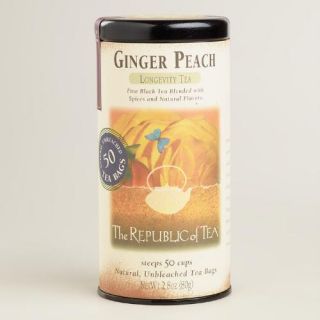 The Republic of Tea Ginger Peach Black Tea, 50 Count