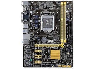 Asus H81M PLUS Desktop Motherboard   Intel H81 Chipset   Socket H3 LGA 1150