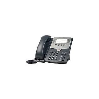 Cisco SPA501G 8 Line Corded VOIP Telephone, Black/Gray