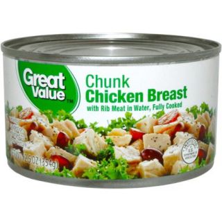 Great Value Premium Fully Cooked Chunk Chicken, 12.5 oz