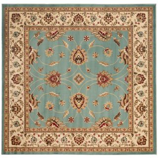 Safavieh Lyndhurst Blue and Ivory Square Indoor Machine Made Area Rug (Common 7 x 7; Actual 79 in W x 79 in L x 0.58 ft Dia)