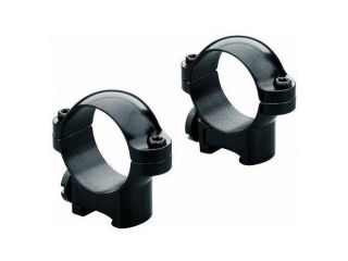 Leupold .22 Rimfire No Tap Ringmount, 11mm Rail, 1in Tube, High, Gloss Black 542