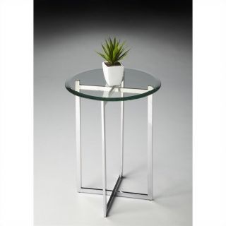 Butler Specialty Butler Loft  Accent Table with Stainless Steel Base   2385220