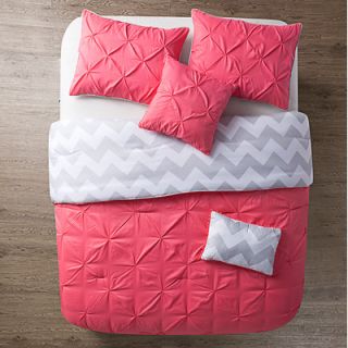 VCNY Jana Comforter Set in Pink & White