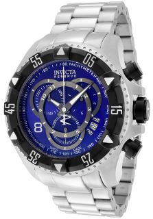 Men's Excursion Reserve Chrono Stainless Steel Blue Dial
