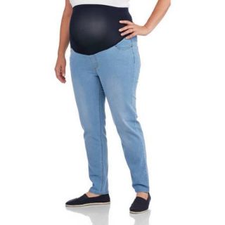 Oh Mamma Maternity Plus Size Full Panel Basic Super Soft Skinny Jeans