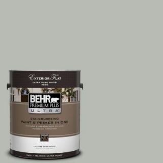 BEHR Premium Plus Ultra Home Decorators Collection 1 gal. #HDC AC 21 Keystone Gray Flat Exterior Paint 485401