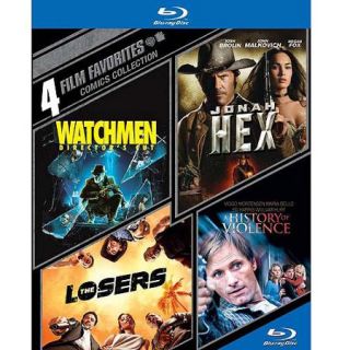 4 Film Favorites Comics Collection   Watchmen / Jonah Hex / The Losers / A History Of Violence (Blu ray) (Widescreen)