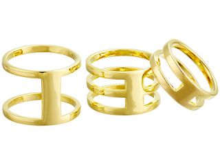 Vince Camuto Four Piece Open Bar Ring Set