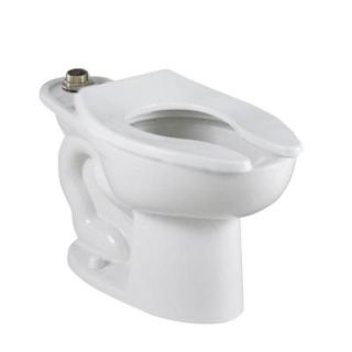 American Standard Madera FloWise 15 in. High EverClean Top Spud Slotted Rim Elongated Flush Valve Toilet Bowl Only in White 3452.001.020