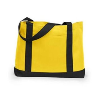 UltraClub 7002 Boat Tote   Yellow & Black, One Size Fits Most