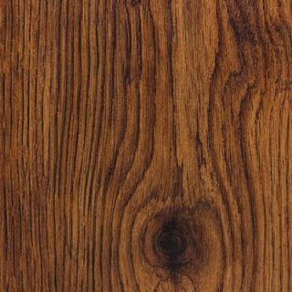 Hampton Bay Hand Scraped Oak Burnt Caramel 8 mm Thick x 5 1/2 in. Wide x 47 7/8 in. Length Laminate Flooring (14.63 sq. ft. / case) HL98
