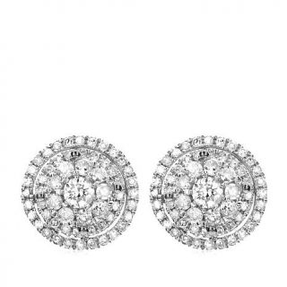 Diamond Couture 14K Gold .50ct Diamond Round Stud Earrings   7921473