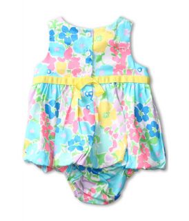 Lilly Pulitzer Kids Britta Baby Bubble Dress Infant Resort White Spring Fling