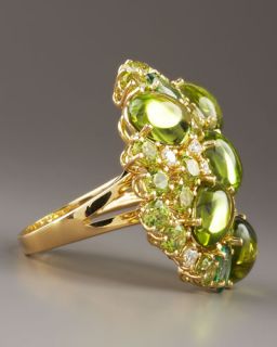 Roberto Coin Fireworks Ring, Green