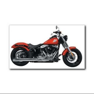 Rush Exhaust 2 Into 1 Exhaust 2.5" Chrome Fits 2014 Harley Davidson FLHXS   Street Glide Special