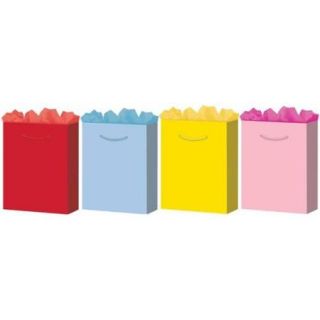 Bulk Buys Large Solid Color Gift Bags   Gloss   Case of 24