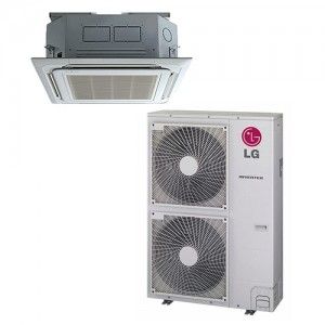 LG LC427HV Ductless Air Conditioner, 14 SEER Single Zone Ceiling Cassette Mini Split System w/ Heat Pump   42,000 BTU