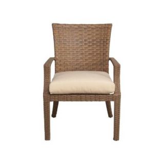 Hampton Bay Tobago Patio Dining Chair with Cushion Insert (2 Pack) (Slipcovers Sold Separately) 151 115 DC2 NF