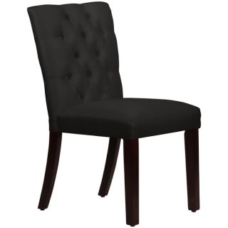Christopher Knight Home Bates Tufted Black Fabric Dining Chairs (Set