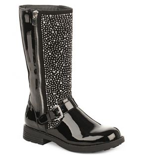 LELLI KELLY   Stardust patent leather boots 6 10 years
